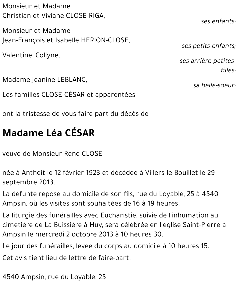 Léa CÉSAR