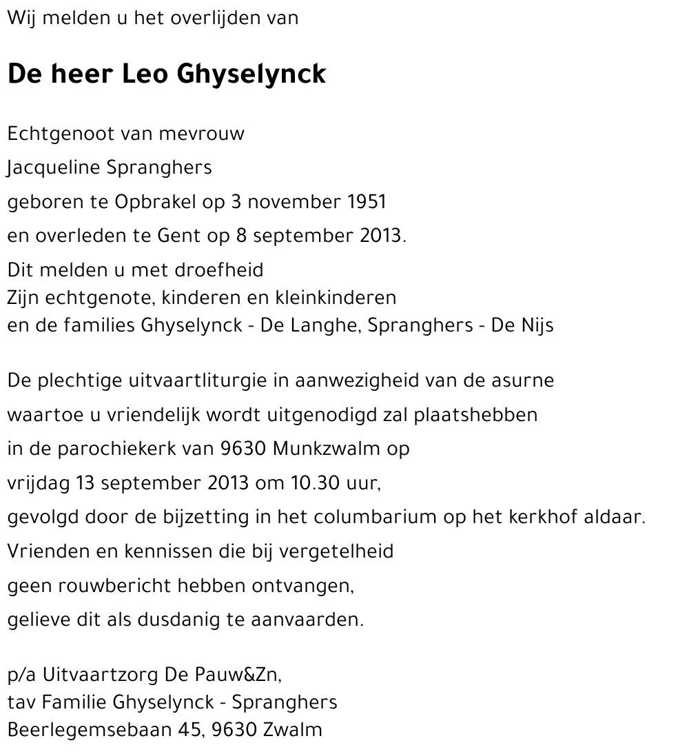 Leo Ghyselynck