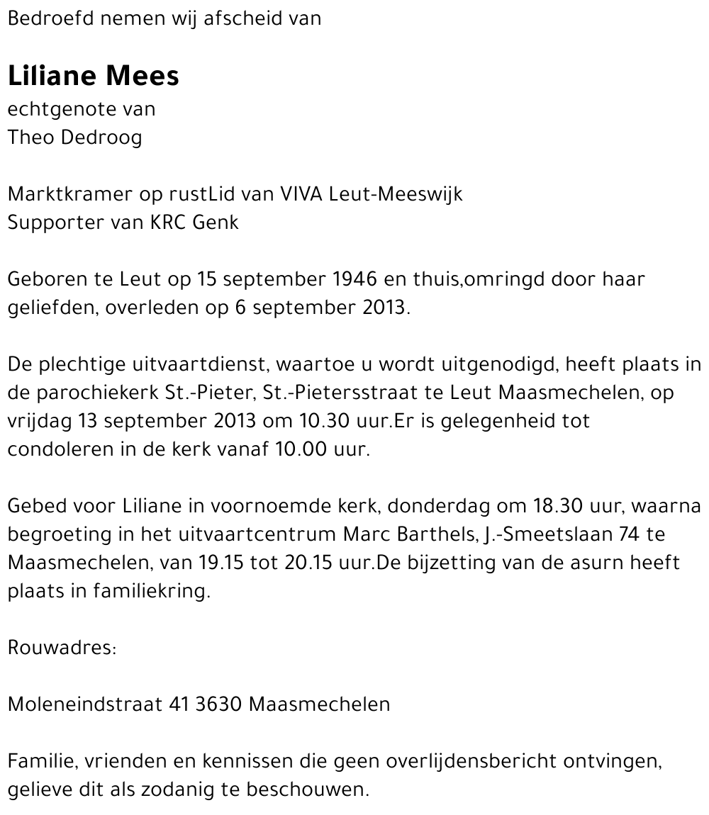 Liliane Mees