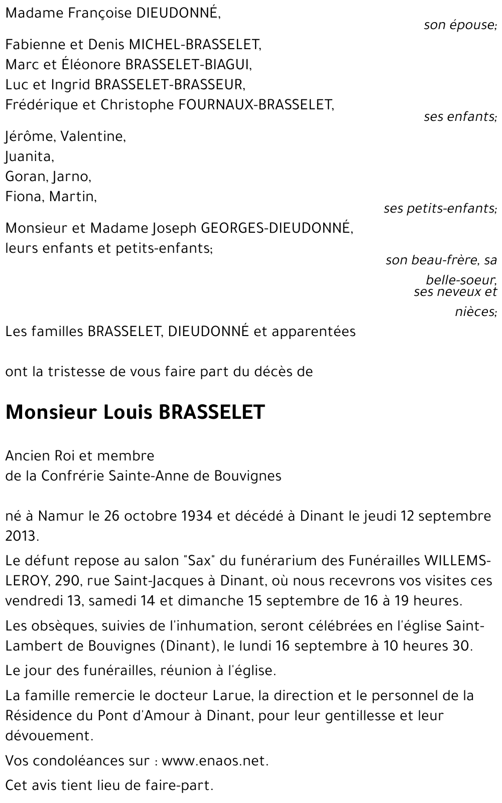 Louis BRASSELET