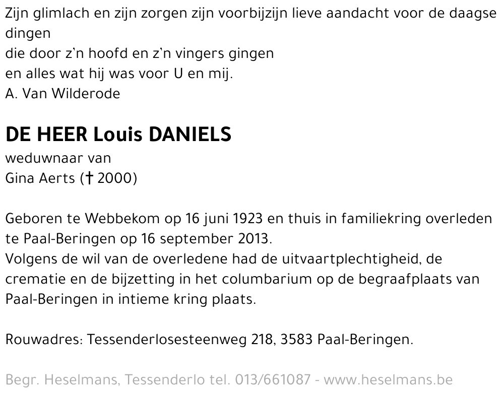 Louis Daniels