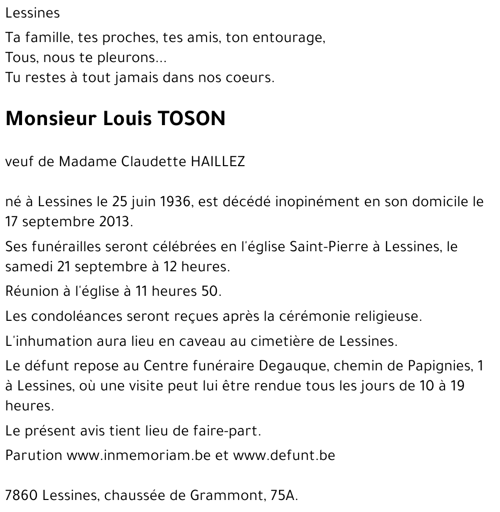 Louis TOSON