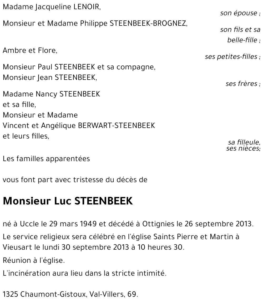 Luc STEENBEEK