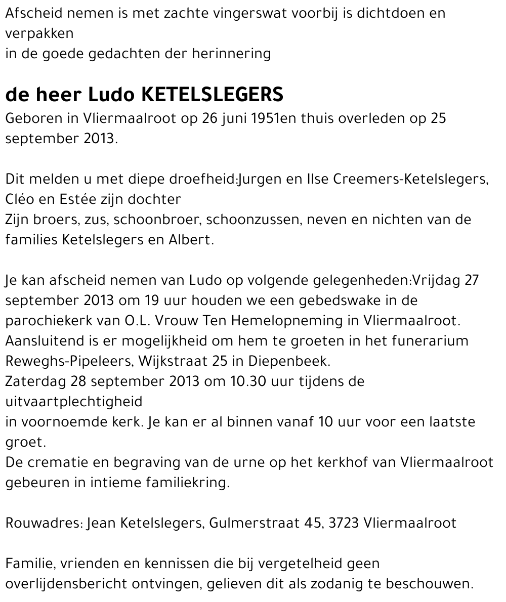 Ludo Ketelslegers