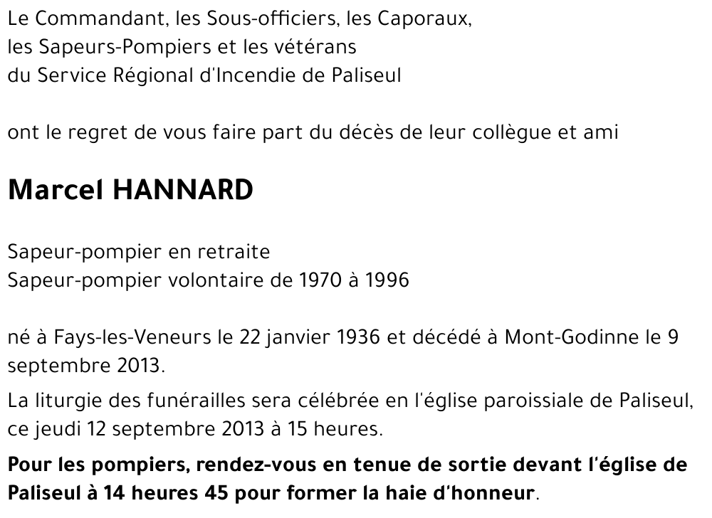 Marcel HANNARD