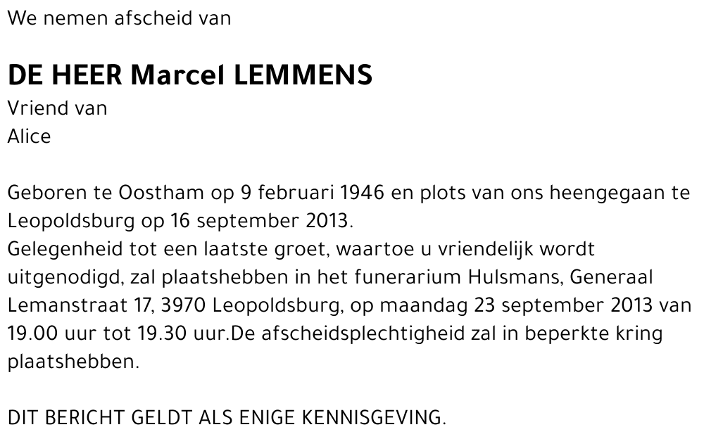 Marcel Lemmens