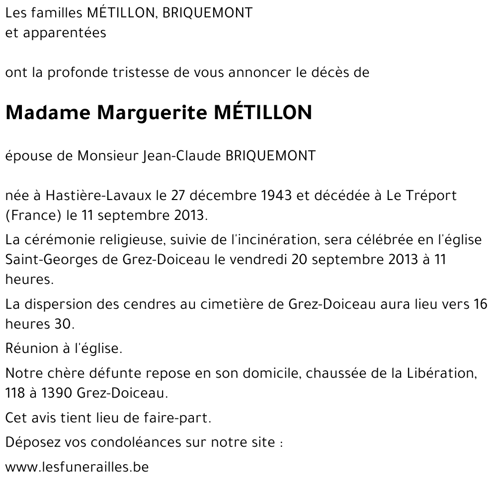 Marguerite Métillon