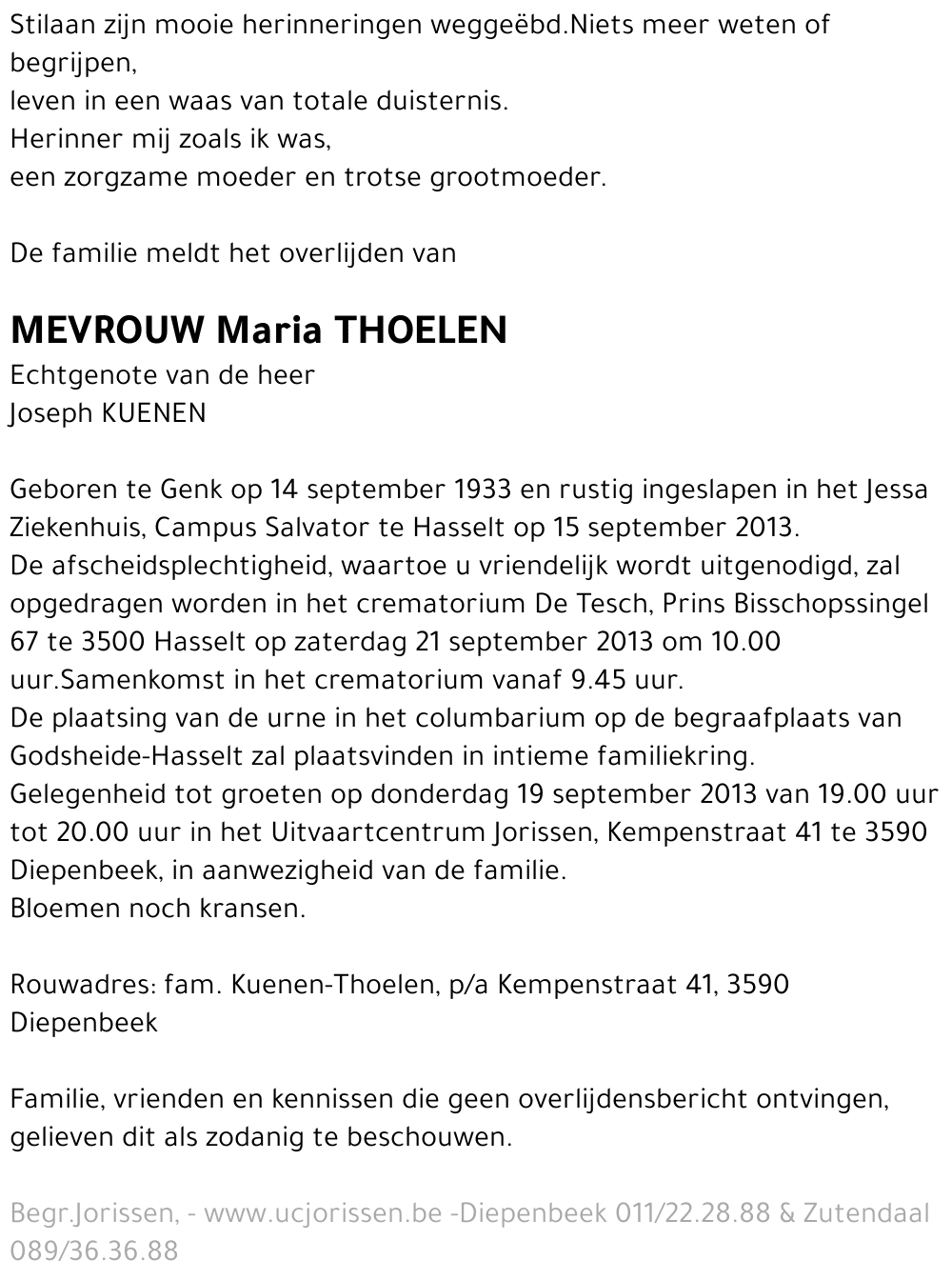 Maria Thoelen