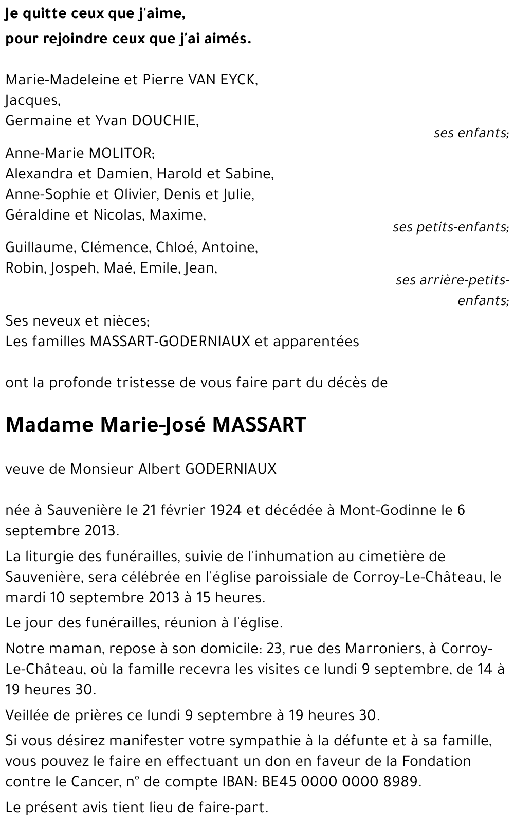 Marie-José MASSART