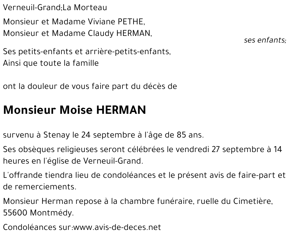Moise HERMAN