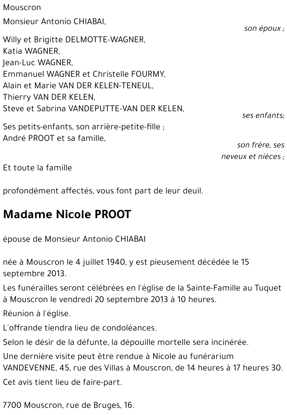 Nicole PROOT