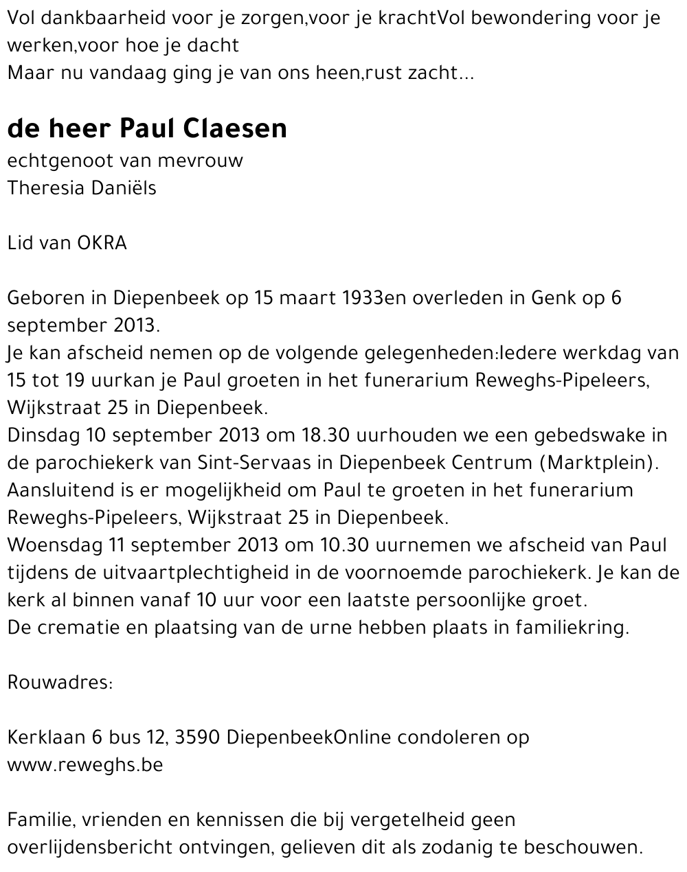 Paul Claesen