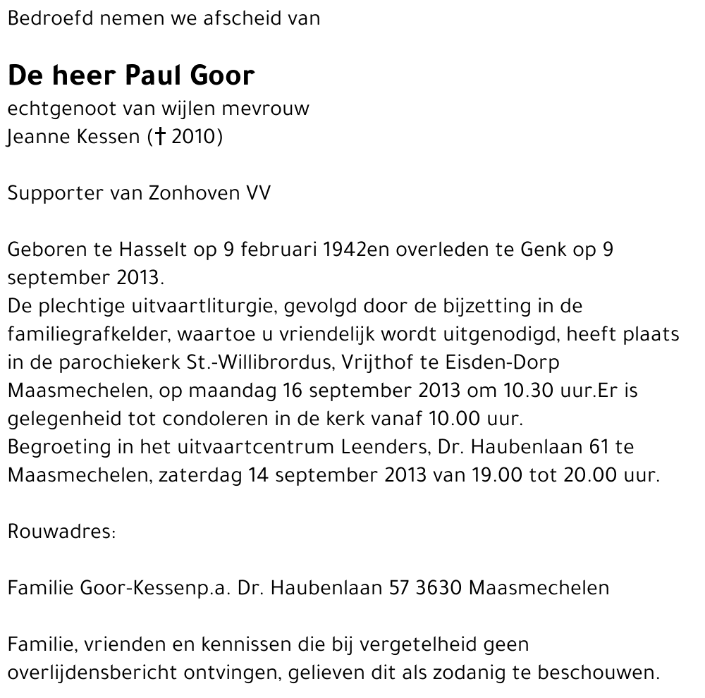 Paul Goor