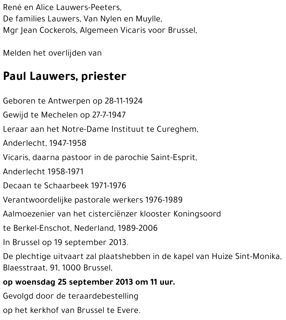 Paul LAUWERS