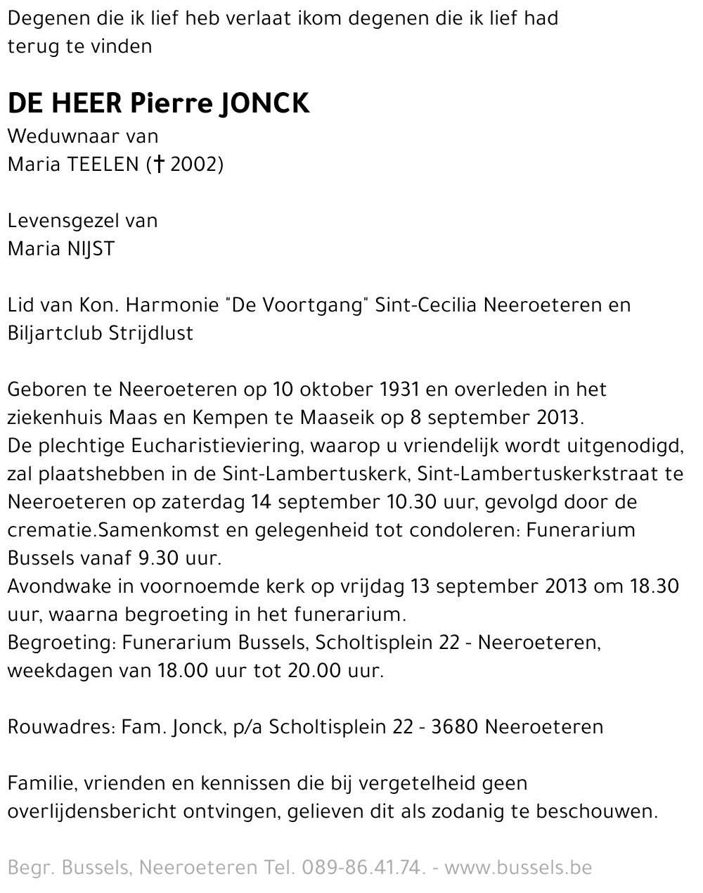 Pierre JONCK