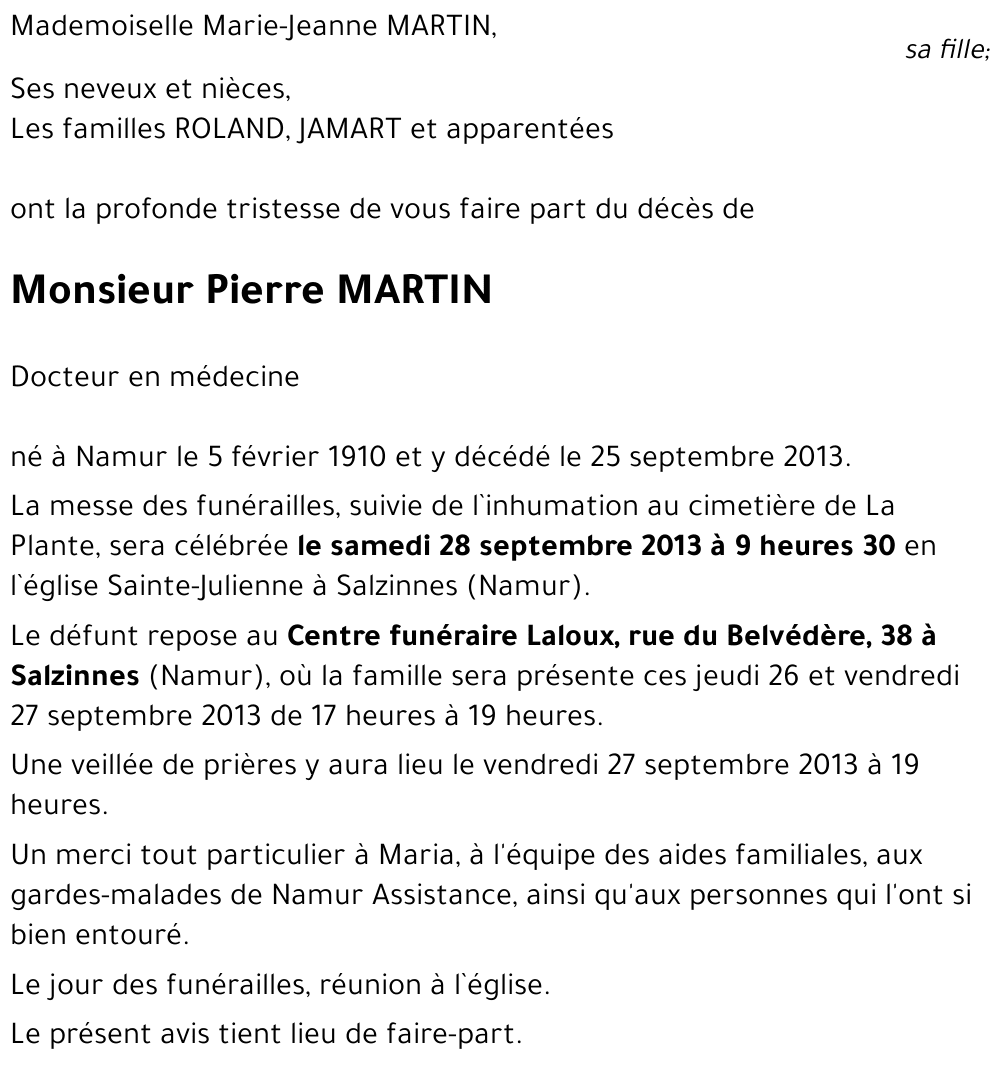 Pierre MARTIN