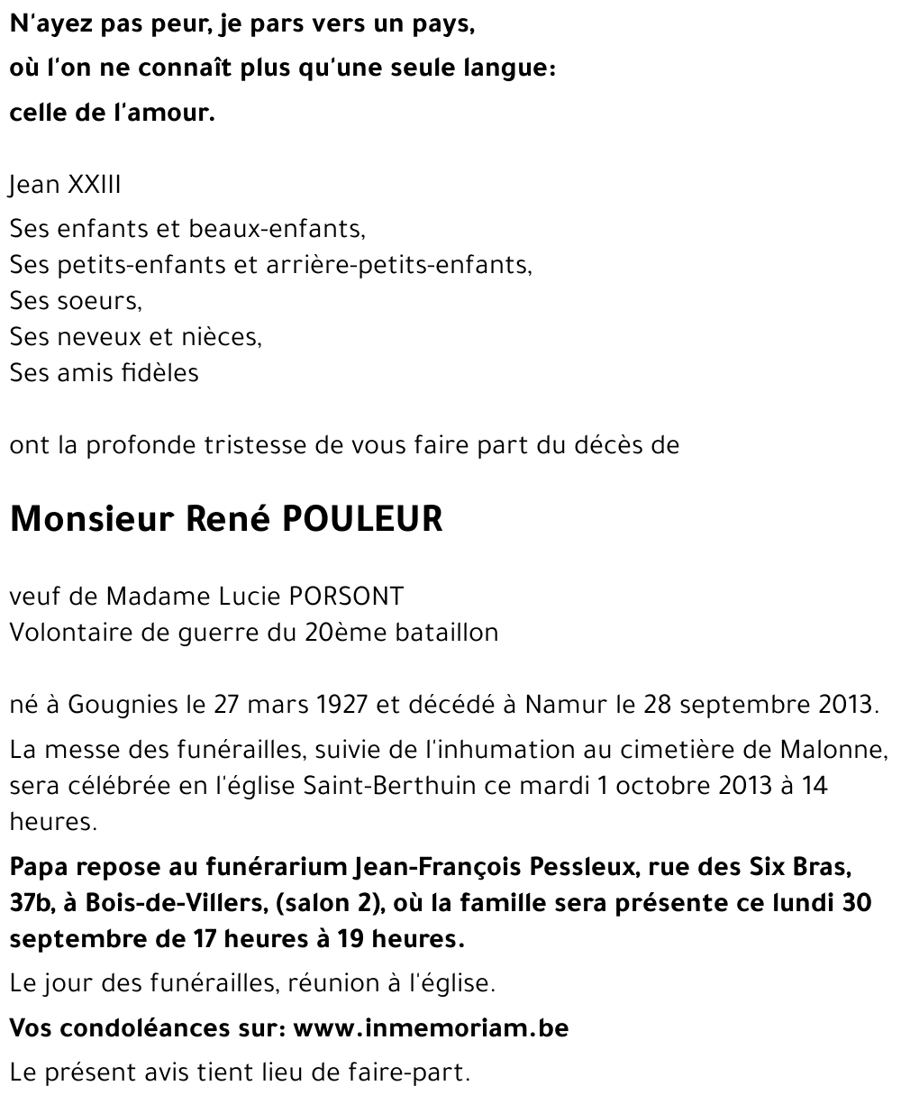 René POULEUR