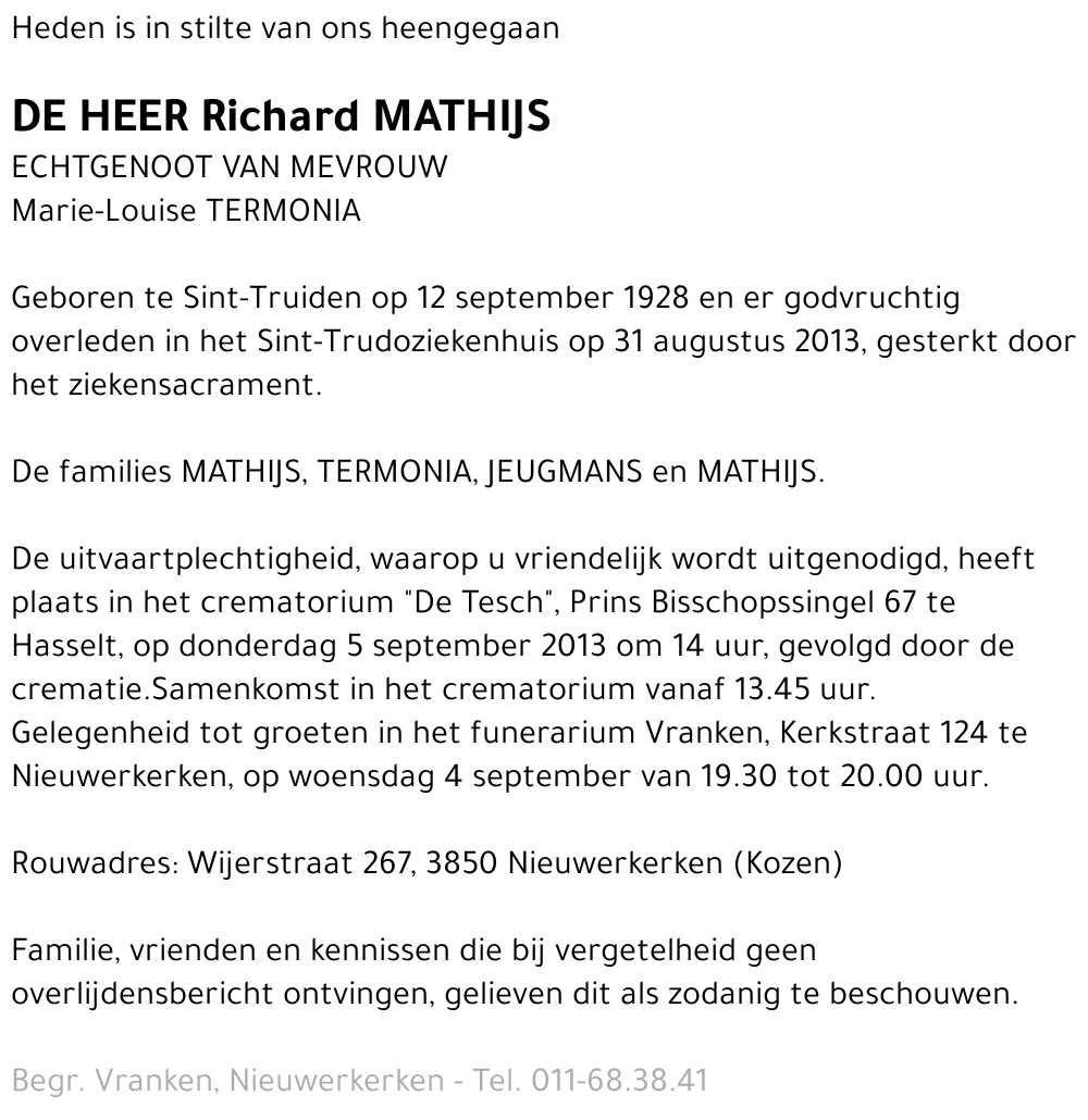 Richard Mathijs