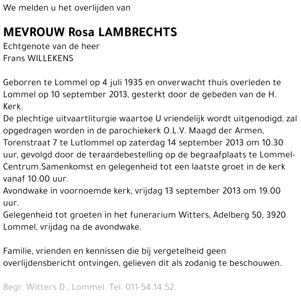 Rosa Lambrechts
