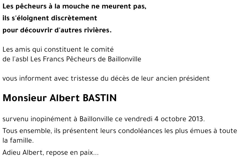 Albert BASTIN