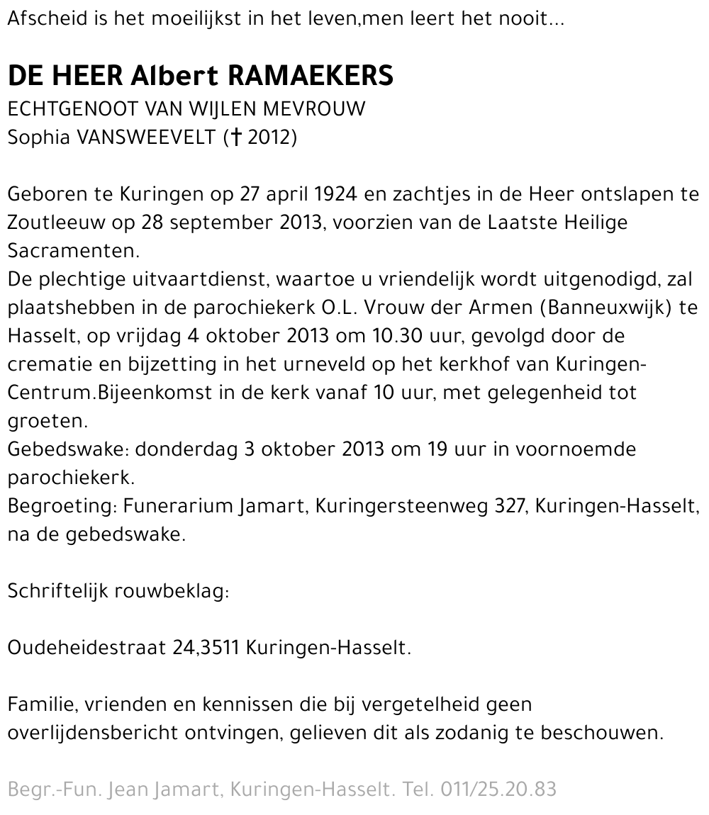 Albert Ramaekers