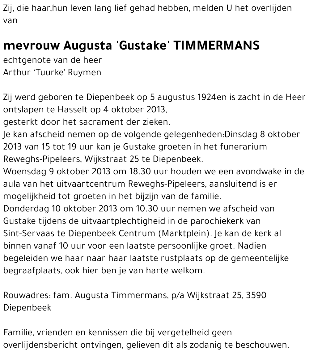 Augusta Timmermans