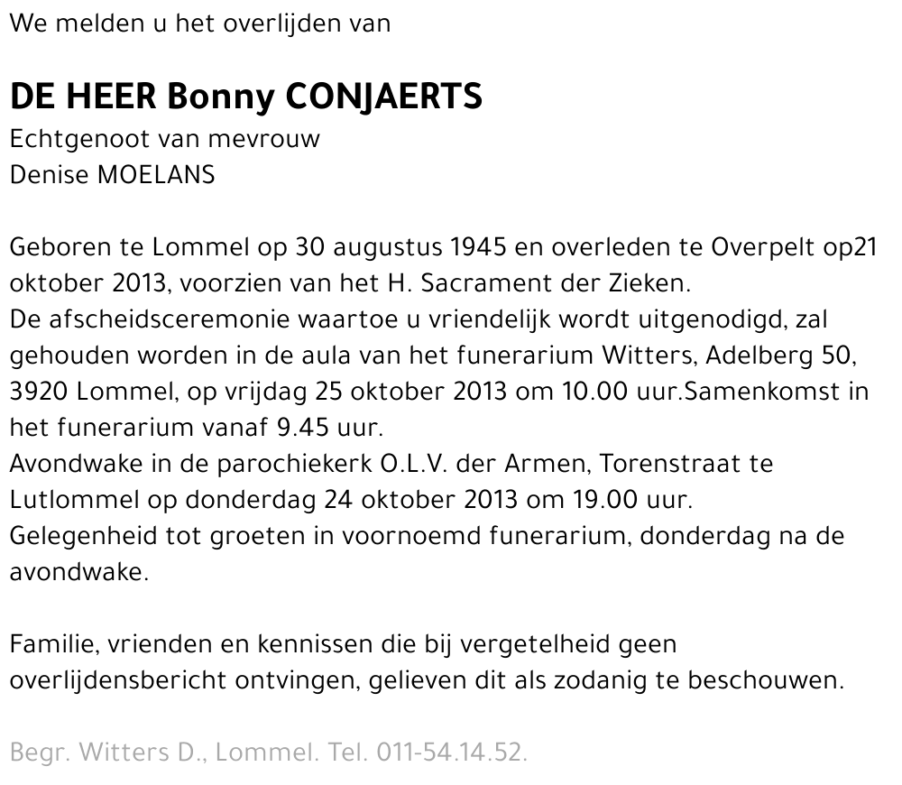Bonny Conjaerts