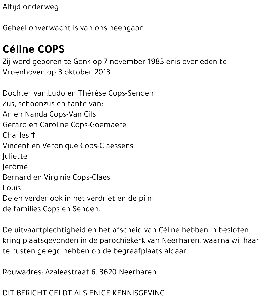 Céline Cops