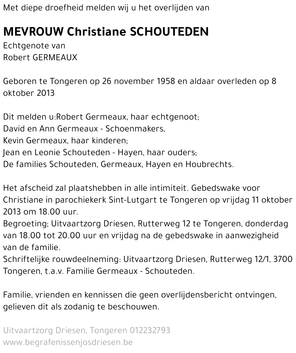 Christiane Schouteden