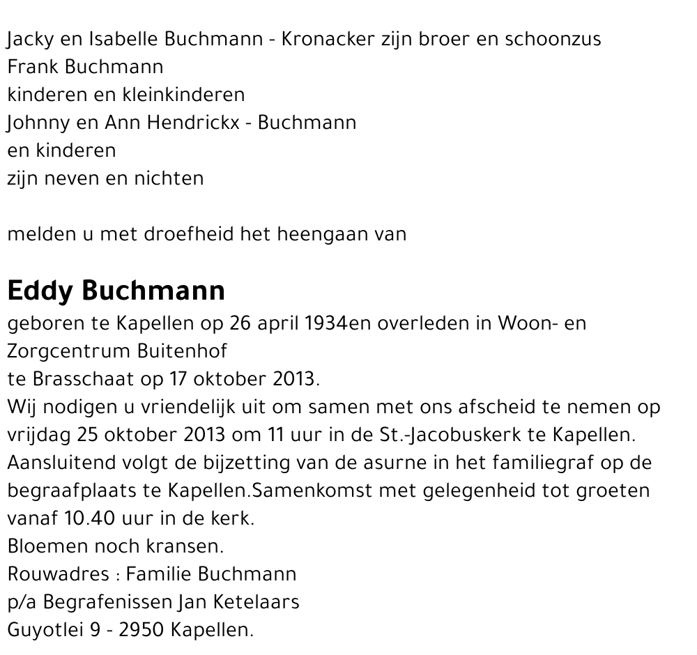 Eddy Buchmann