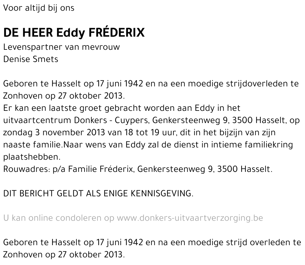 Eddy Fréderix