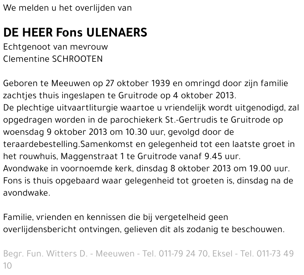 Fons Ulenaers