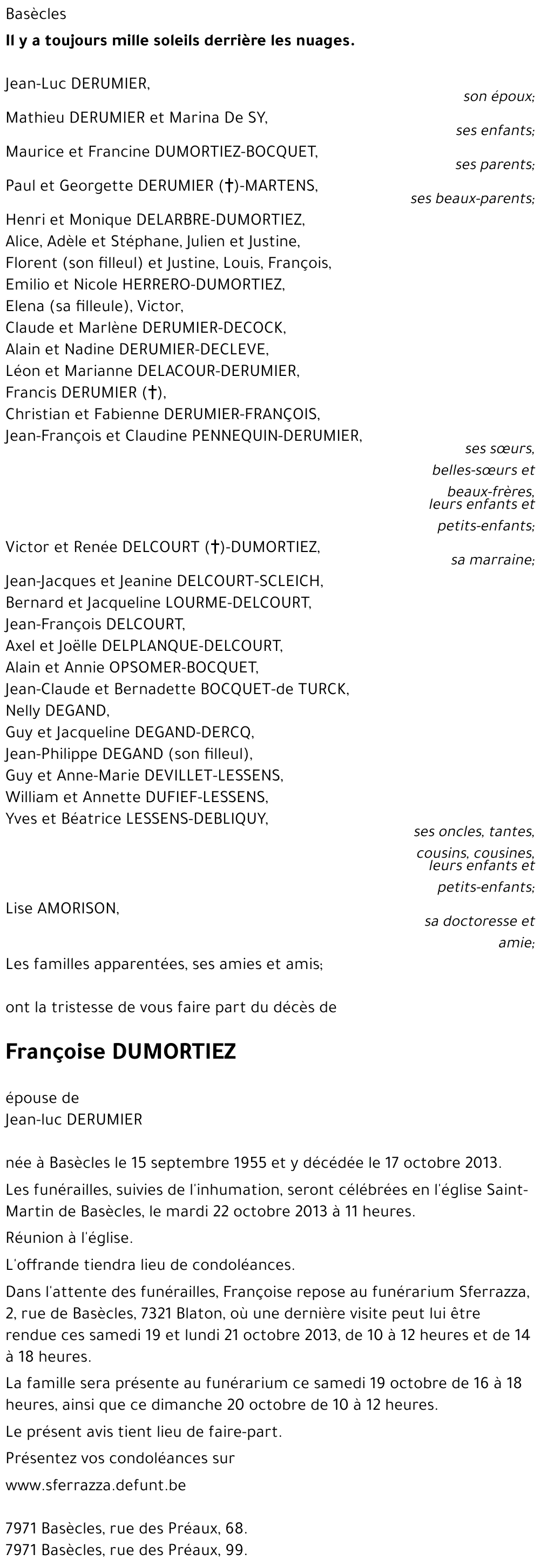 Françoise DUMORTIEZ