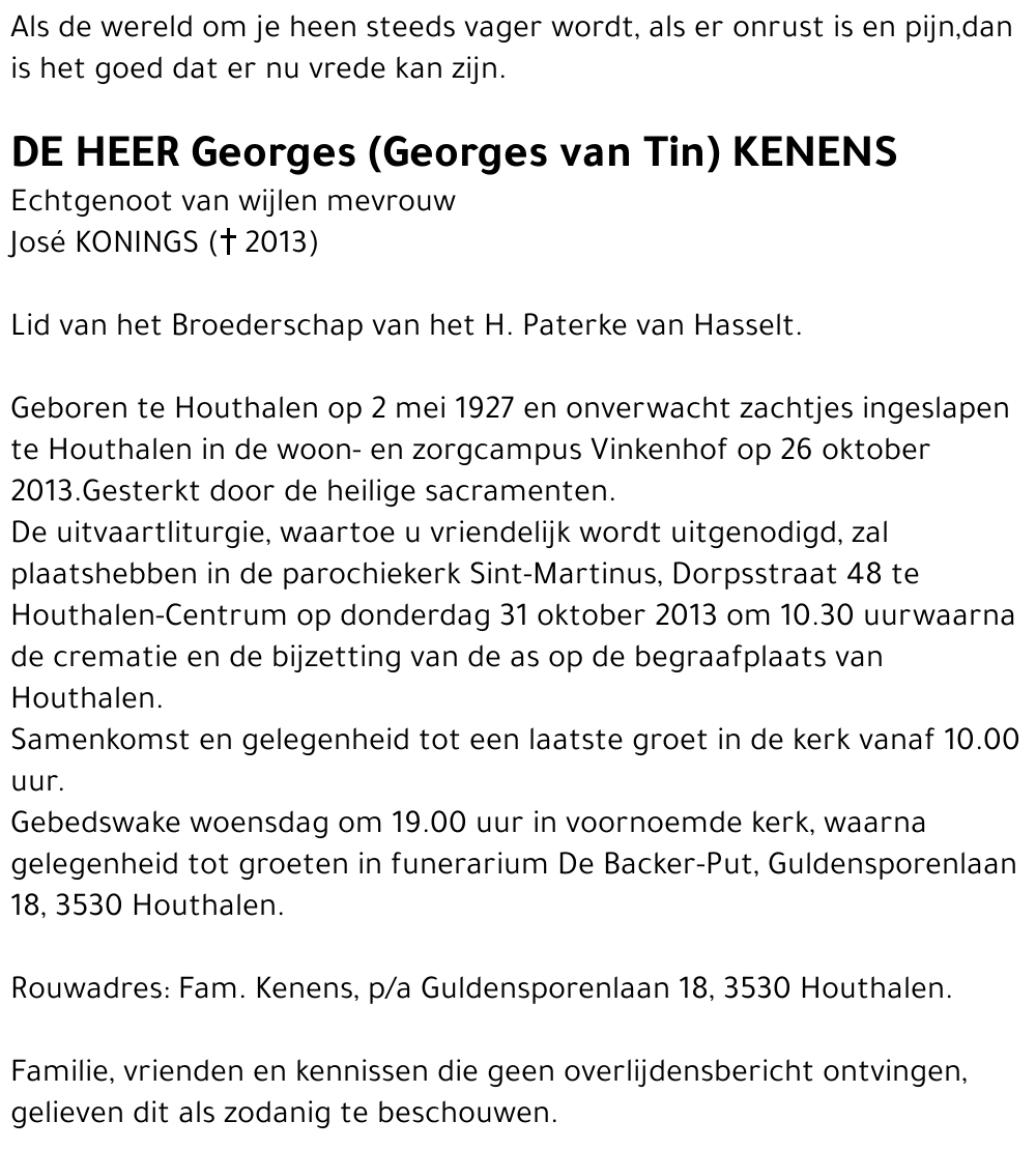 Georges KENENS