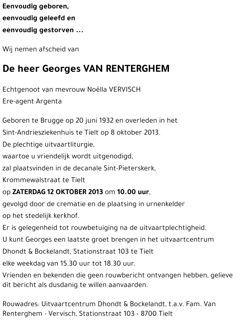 Georges VANRENTERGHEM