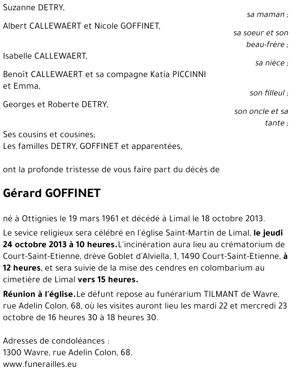 Gérard GOFFINET