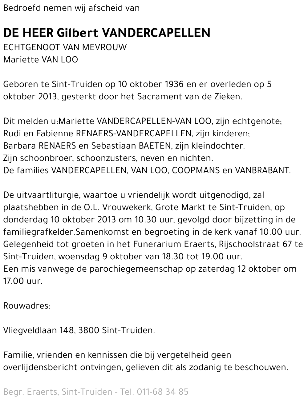 Gilbert Vandercapellen