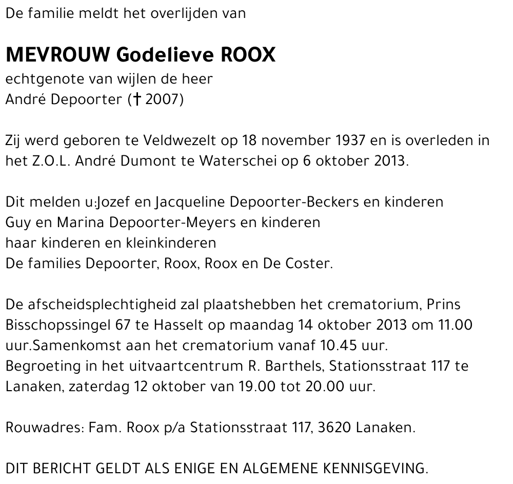 Godelieve Roox