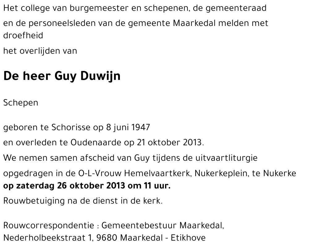 Guy Duwijn