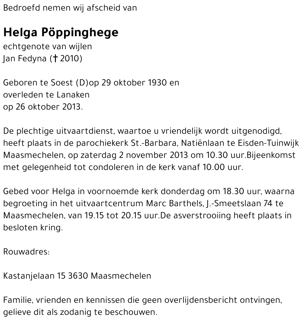 Helga Pöppinghege