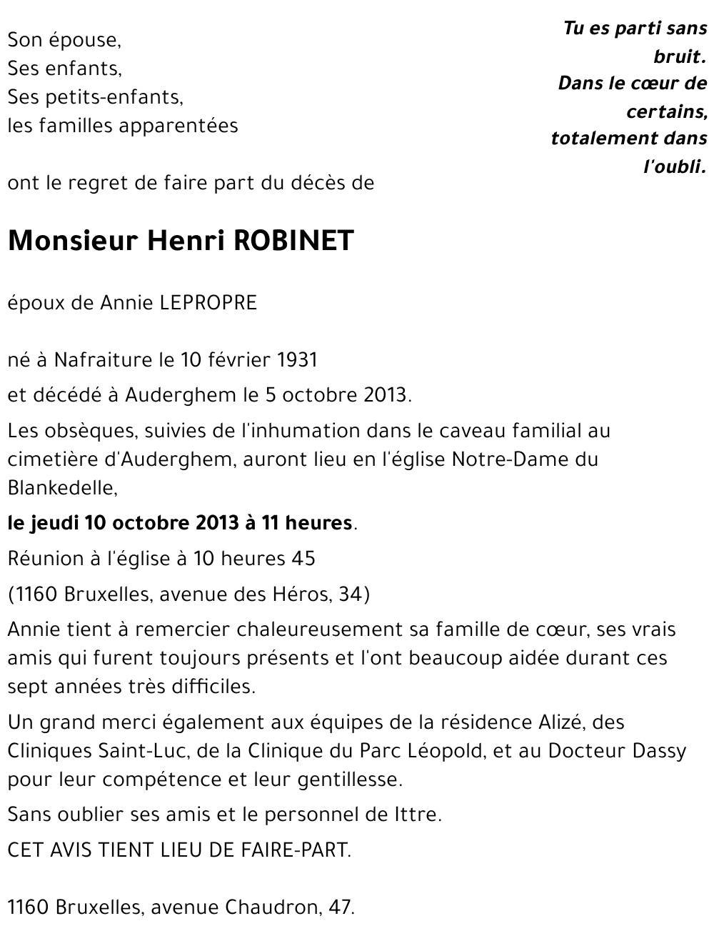 Henri Robinet