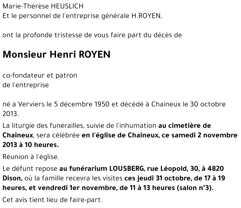 Henri ROYEN