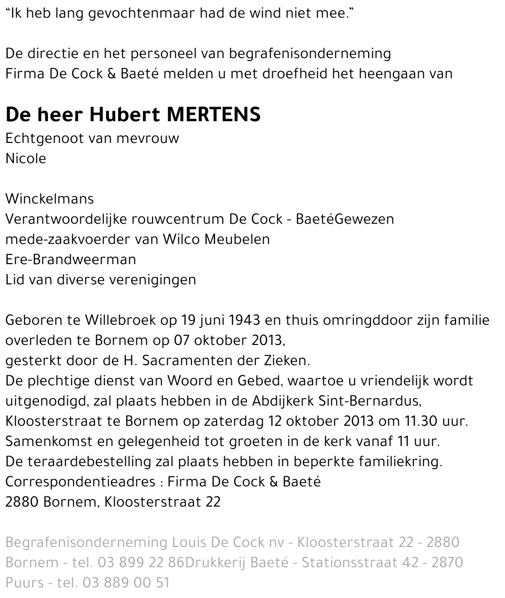Hubert Mertens