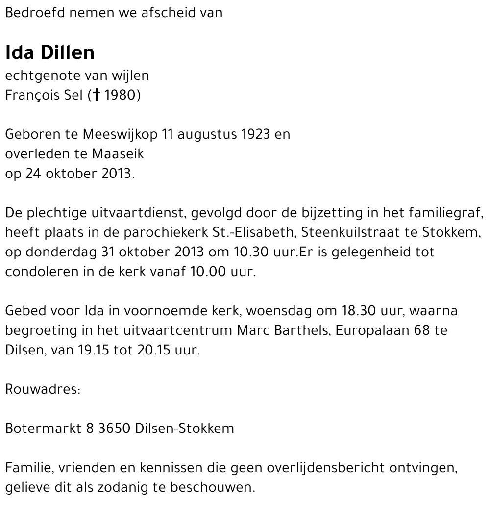 Ida Dillen
