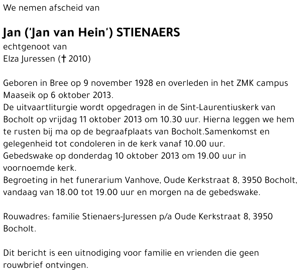 Jan Stienaers