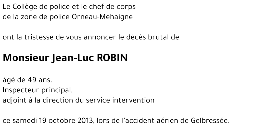 Jean-Luc ROBIN