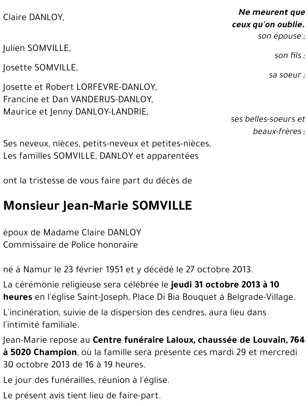 Jean-Marie SOMVILLE