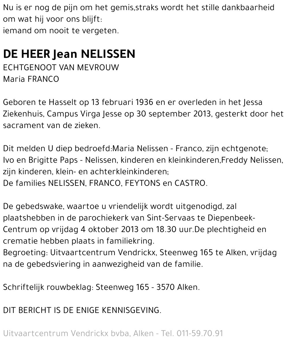 Jean Nelissen
