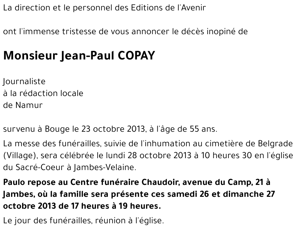 Jean-Paul COPAY