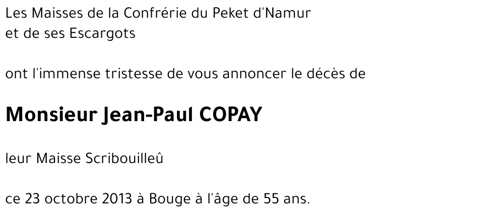 Jean-Paul COPAY